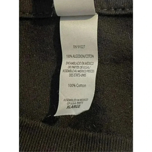 Sun International Men's XL Black Vintage Caffeine Molecule Graphic‎ T-Shirt - Picture 5 of 5